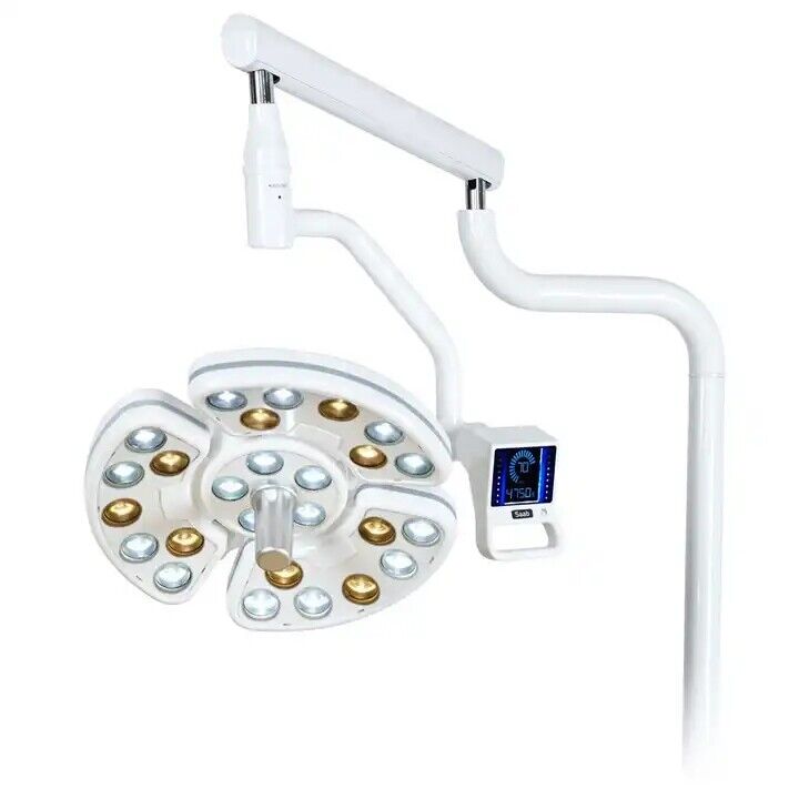 P138 Lámpara quirúrgica LED dental montada en poste para sillón dental con sensor de pantalla táctil