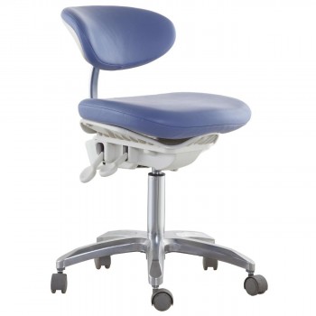 DS-PB1 Taburete dental ergonómico con respaldo silla para asistente de dentista e higienista