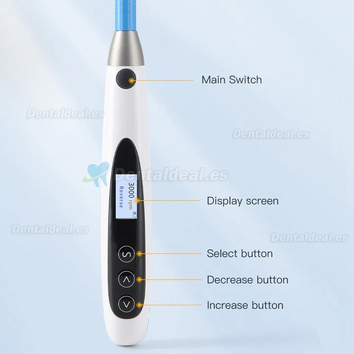 Pieza de mano eléctrica inalámbrica para profilaxis e higiene 10 configuraciones de velocidad