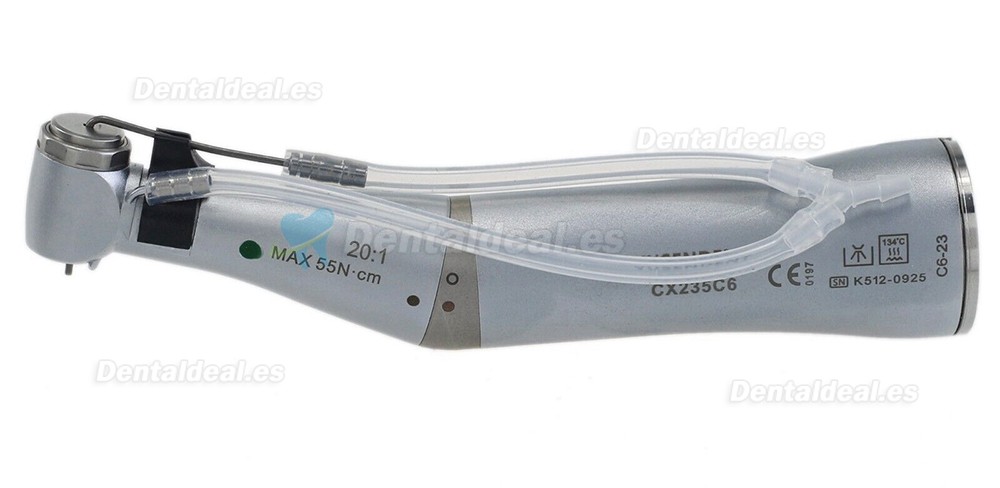 YUSENDENT CX235C6-22 Dental LED 20:1 Cirugía de Implante Contra Angulo Pieza de Mano