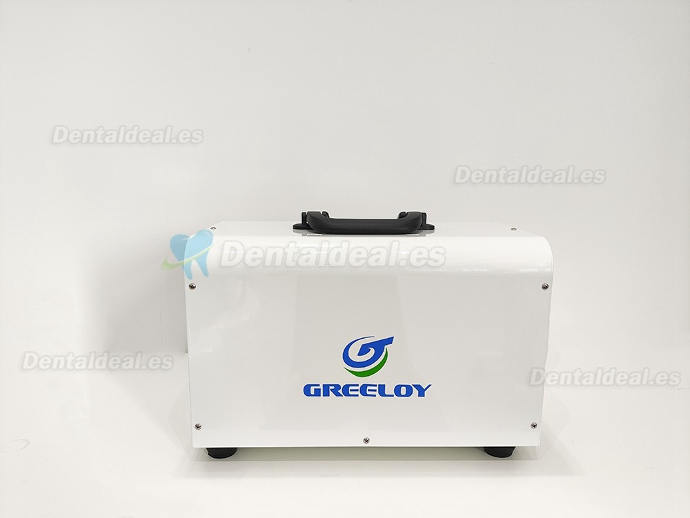 Greeloy GU-P302S Sistema de carro de entrega dental móvil + compresor + motor eléctrico + escalador + lámpara de fotocurado