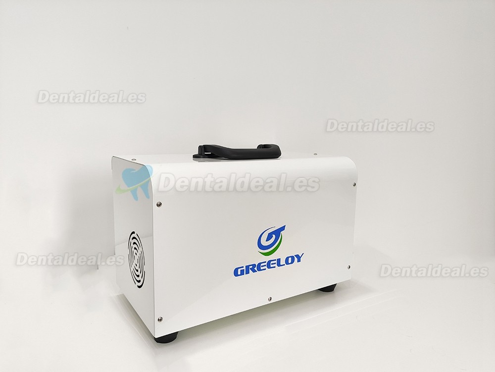 Greeloy GU-P302S Sistema de carro de entrega dental móvil + compresor + motor eléctrico + escalador + lámpara de fotocurado