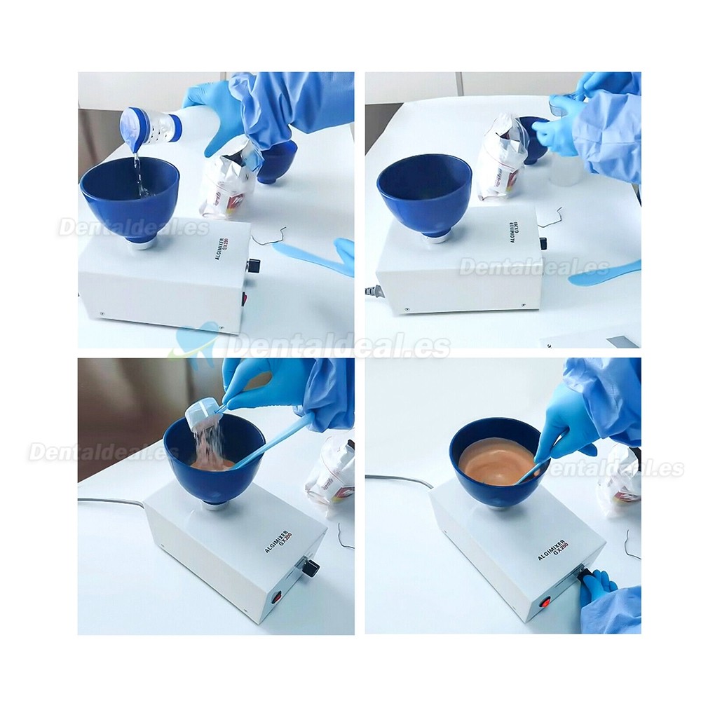 GX-200 Mezclador de impresión de alginato para laboratorio dental Control de perilla de máquina mezcladora multifuncional
