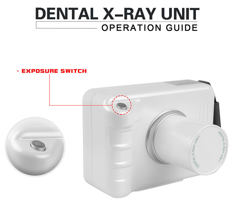 Unidad de rayos X dental portátil de alta frecuencia Sistema de imágenes de rayos X digitales