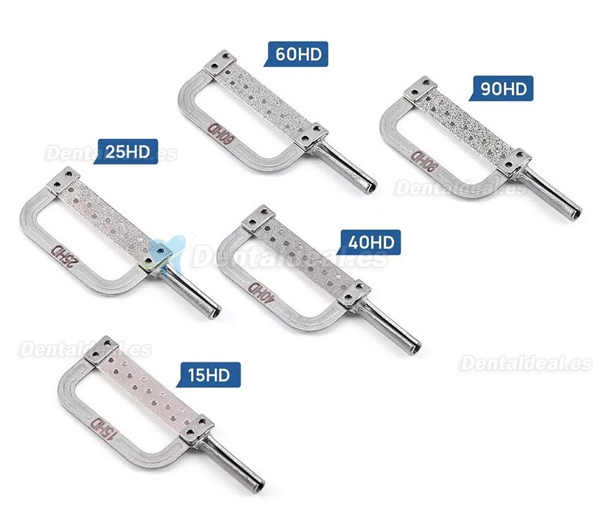 Kit de pieza de mano de ortodoncia de reducción interproximal eléctrica IPR con 5 tiras