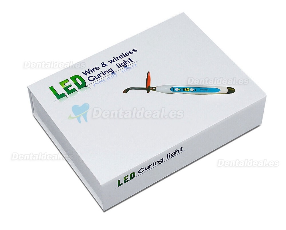 Lampara fotocurado dental LED inalámbrica y con cable de 5W 1500mw