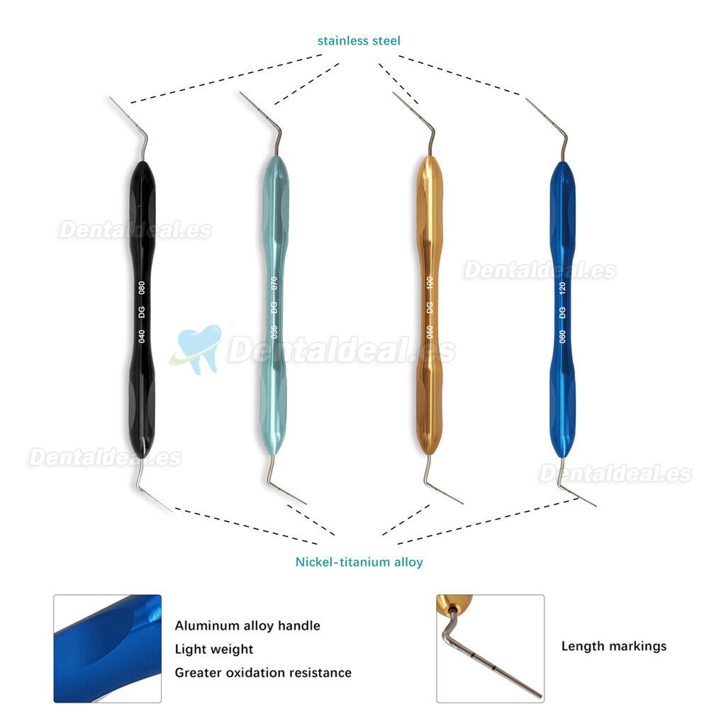Kit de obturación endodóntica de relleno NITI con punta de enchufe manual endo buchanan dental 4 tamaños