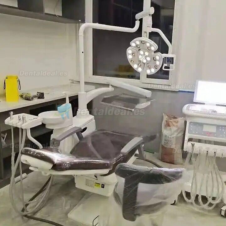 P138 Luz quirúrgica LED dental montada en poste para sensor de pantalla táctil de unidad de sillón dental