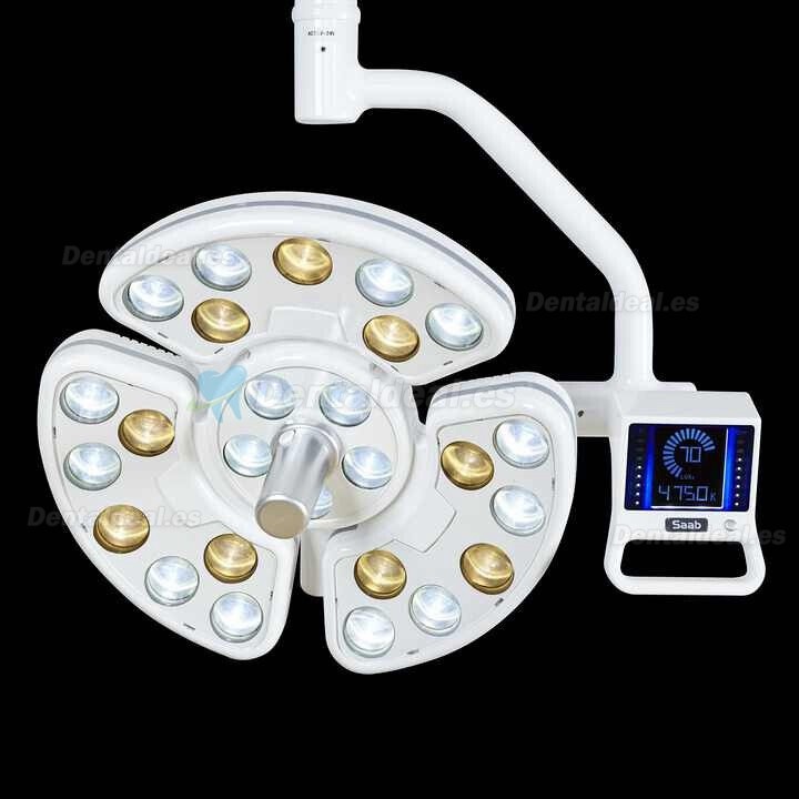 P138 Lámpara quirúrgica LED dental montada en poste para sillón dental con sensor de pantalla táctil