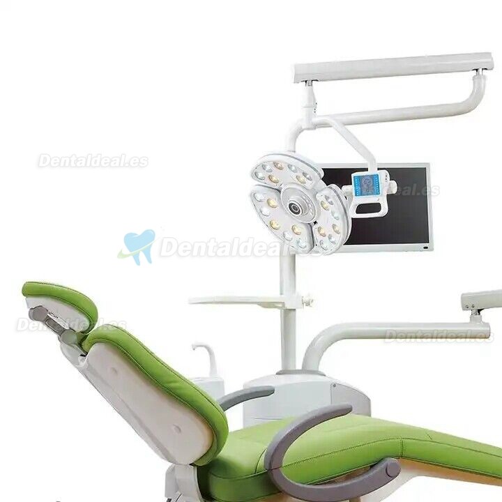 P138 Lámpara quirúrgica LED dental montada en poste para sillón dental con sensor de pantalla táctil