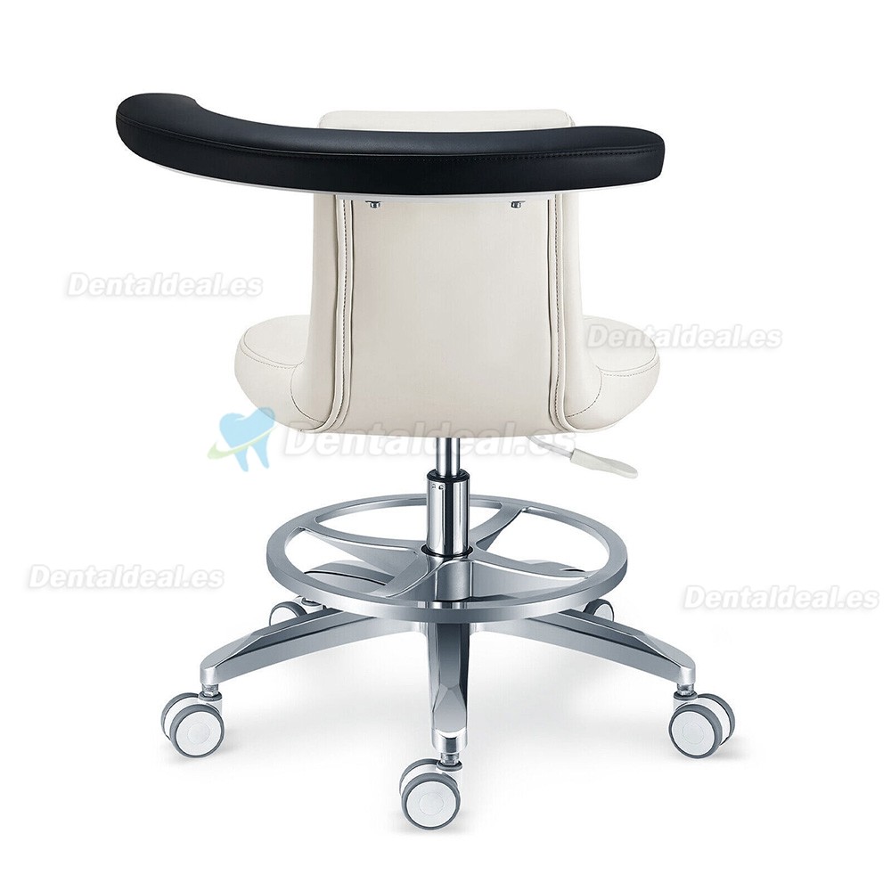 PLST-061 Taburete ergonómico ajustable giratorio para asistente de operador dental médico y enfermera