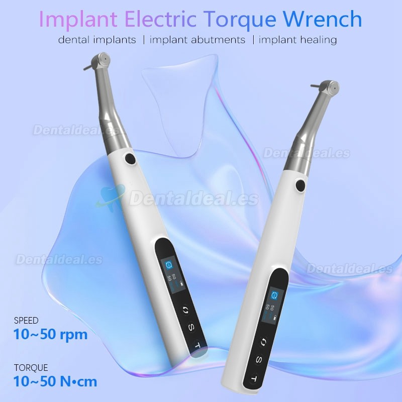 Kit de llave dinamométrica para implante dental universal eléctrico 10-50N/CM con destornilladores de 16 Uds