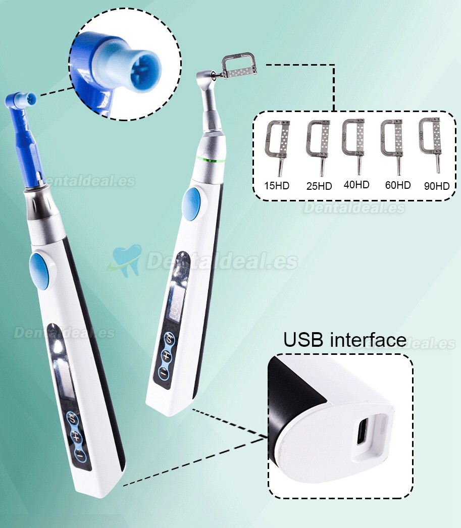 Motor eléctrico dental inalámbrico IPR pieza de mano ortodoncia y pulido 2 en 1