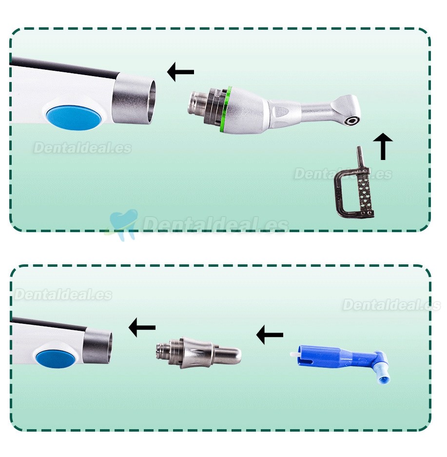 Motor eléctrico dental inalámbrico IPR pieza de mano ortodoncia y pulido 2 en 1